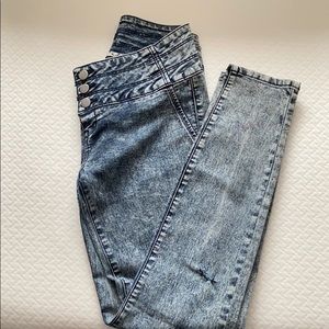 Acid wash jeans
